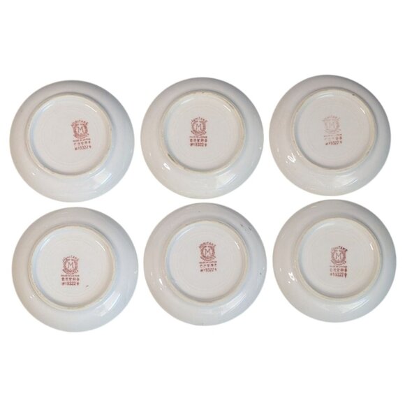 Noritake Azalea Butter Pat Plates Coupe 3 1/4" Porcelain - Picture 7 of 13